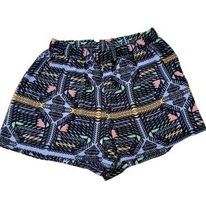 Tyche High Rise Geometric Printed Shorts Flowy‎ Women's Size Medium Boho Pockets
